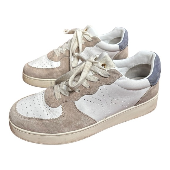 Veronica Beard Shoes - Veronica Beard Lennox Sneakers White Dusk Blue Women’s Size 11 M